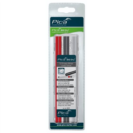 Pica BIG DRY set mine FOR ALL rosso/grafite/bianco - SB