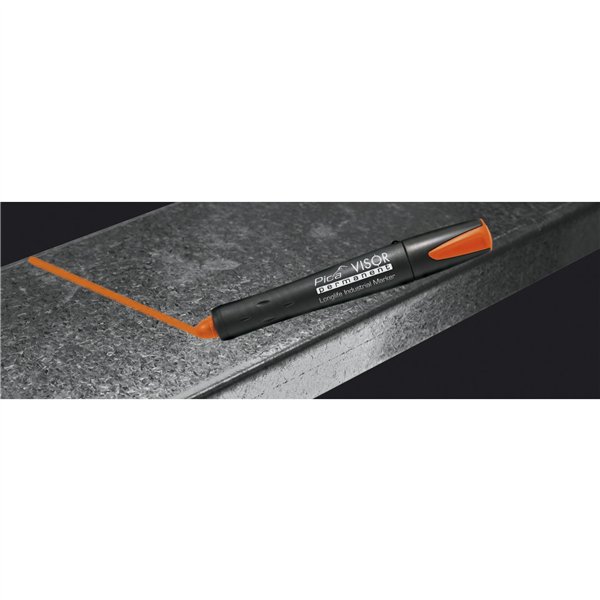 Pica VISOR pennarello permanente aracione-fluo