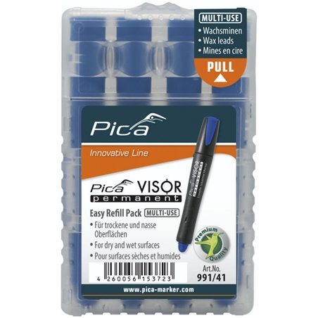 Pica VISOR permanent mine di ricambio sets, blu