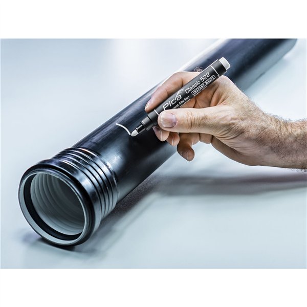 Pica Permanentmarker INSTANT bianco, punta tonda 1-4mm