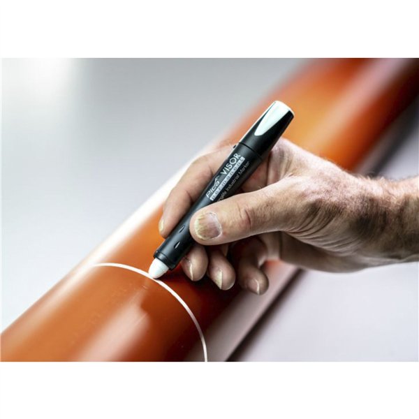 Pica VISOR pennarello permanente bianco / SB