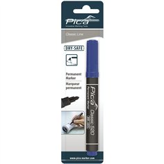 Pica pennarello permanente 1-4mm punta rotonda, blu / SB