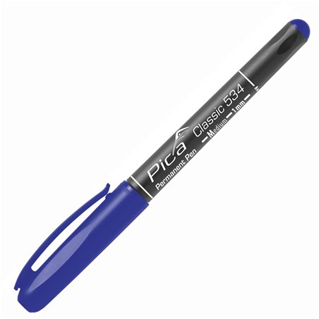 Pica penna permanente  M , 1,0mm blu