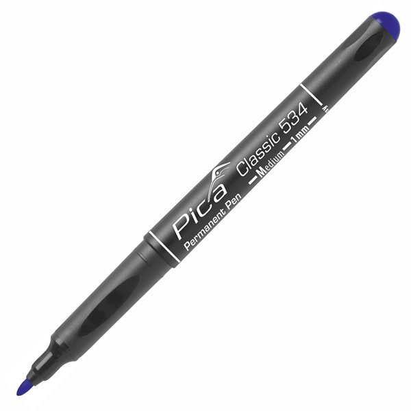 Pica penna permanente  M , 1,0mm blu