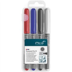 Pica penna permanente 1,0mm assort. con Instant-White-Pen