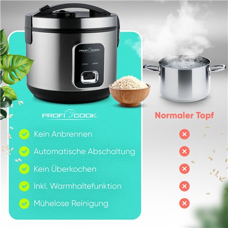 Proficook PC-RK 1285 cuoci riso