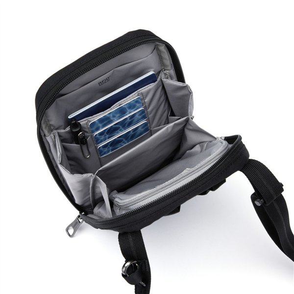 Pacsafe RFIDsafe Tech Crossbody nero