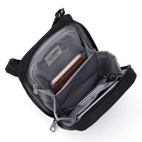 Pacsafe RFIDsafe Tech Crossbody nero