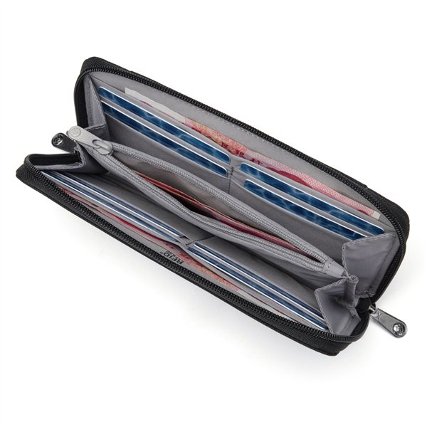 Pacsafe RFIDsafe Continental portafoglio nero