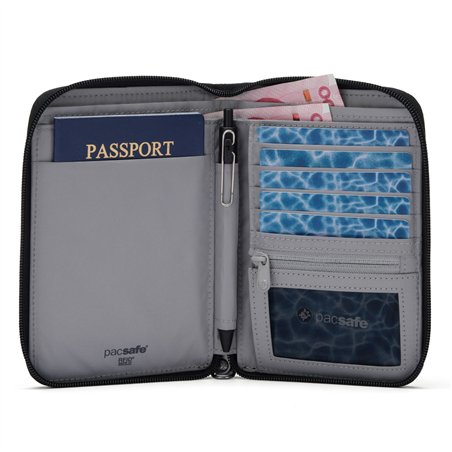 Pacsafe RFIDsafe Travel Organizer nero