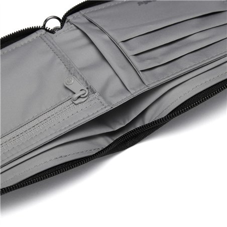 Pacsafe RFIDsafe Zip Around portafoglio nero