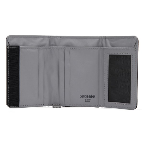 Pacsafe RFIDsafe Trifold portafoglio nero