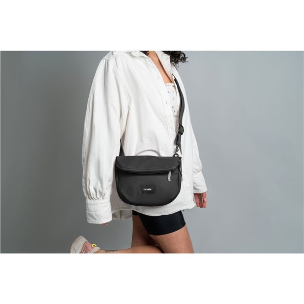 Pacsafe GO Saddle Crossbody nero