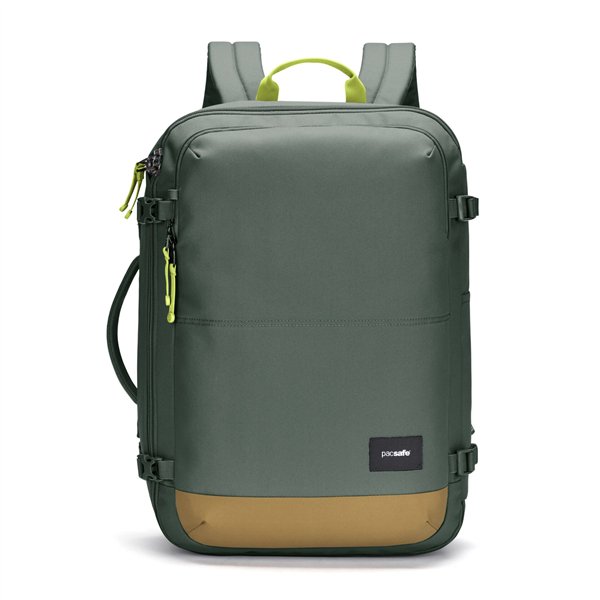 Pacsafe GO Carry-on Rucksack 34 jet spruce grün