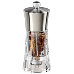 Peugeot QUESSANT macinaspezie inox/trasparente 14 cm