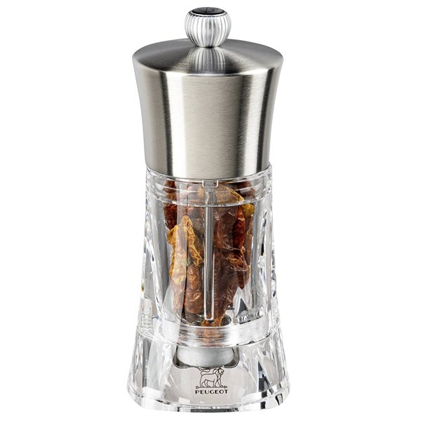 Peugeot QUESSANT macinaspezie inox/trasparente 14 cm