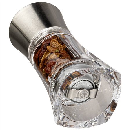 Peugeot QUESSANT macinaspezie inox/trasparente 14 cm