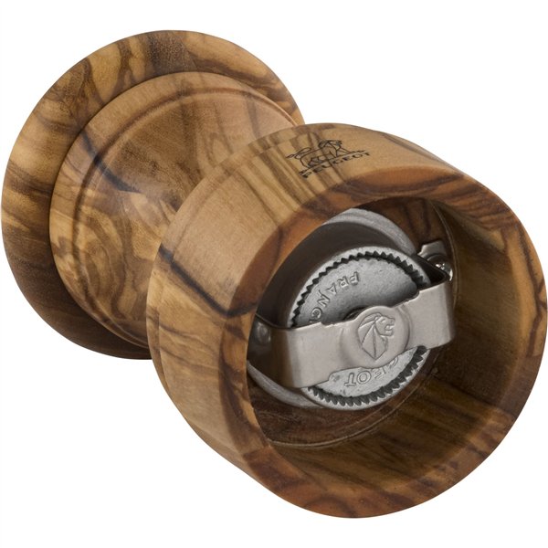 Peugeot Bistro macinapepe 10 cm marr.chiaro in legno ulivo