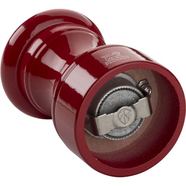 Peugeot Bistro macinapepe 10 cm rosso legno laccato