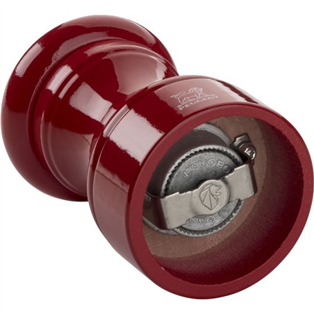 Peugeot Bistro macinapepe 10 cm rosso legno laccato