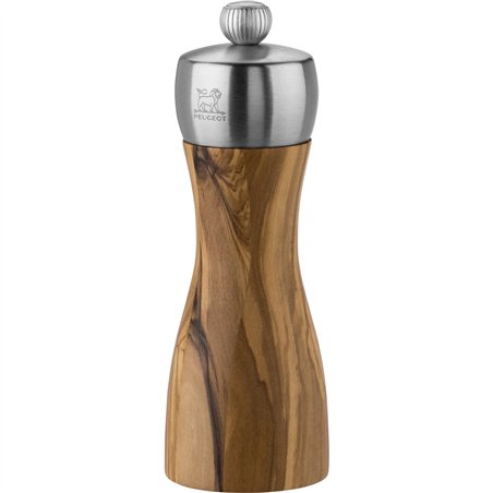 Peugeot Fidji macinasale 15 cm legno ulivo e inox