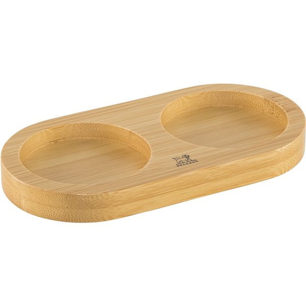 Peugeot Linea bambù vassoio per macinasale e pepe 16cm natur.