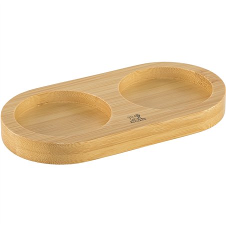 Peugeot Linea bambù vassoio per macinasale e pepe 16cm natur.