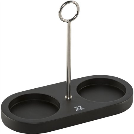 Peugeot Linea bambù vassoio per macinasale e pepe 16cm nero op.