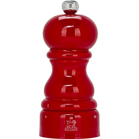 Peugeot Paris macinasale 12 cm uSelect Z laccato rosso legno