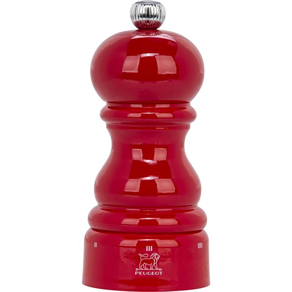 Peugeot Paris macinapepe 12cm uSelect laccato rosso legno