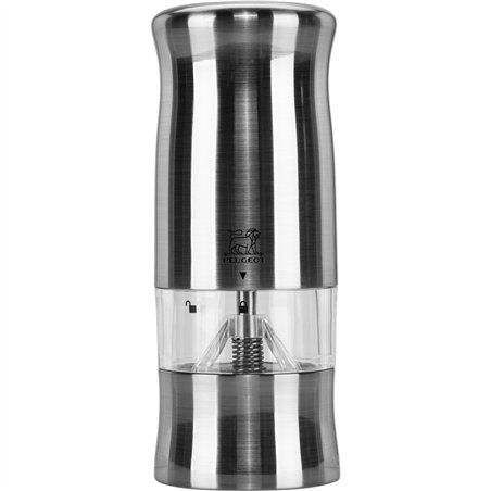 Peugeot Zeli macinapepe 14 cm elettrico argento