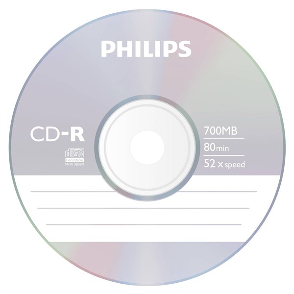 1x10 Philips CD-R 80Min 700MB 52x JC