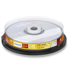 1x10 Philips CD-R 80Min 700MB 52x SP