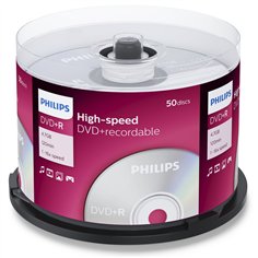 1x50 Philips DVD+R 4,7GB 16x SP