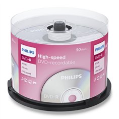 1x50 Philips DVD-R 4,7GB 16x SP