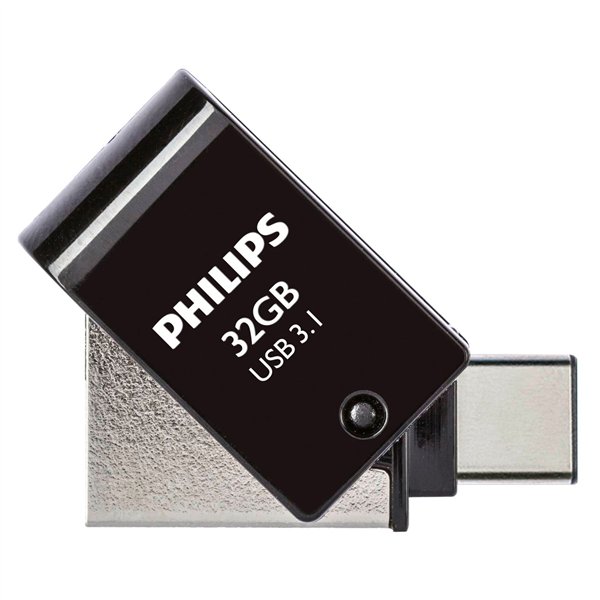 Philips 2 in 1 OTG          32GB USB 3.1 + USB C Midnight Black