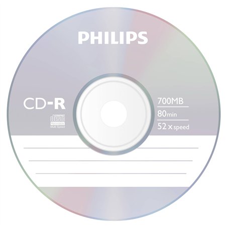 1x50 Philips CD-R 80Min 700MB 52x SP