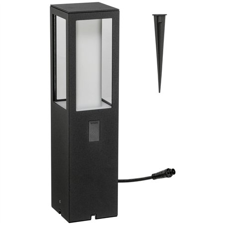 Philips Hue Impress LED palo da esterno nero