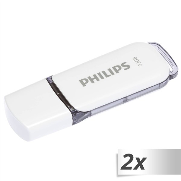 Philips USB 2.0             32GB Snow Edition grigio conf. da 2