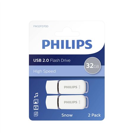 Philips USB 2.0             32GB Snow Edition grigio conf. da 2