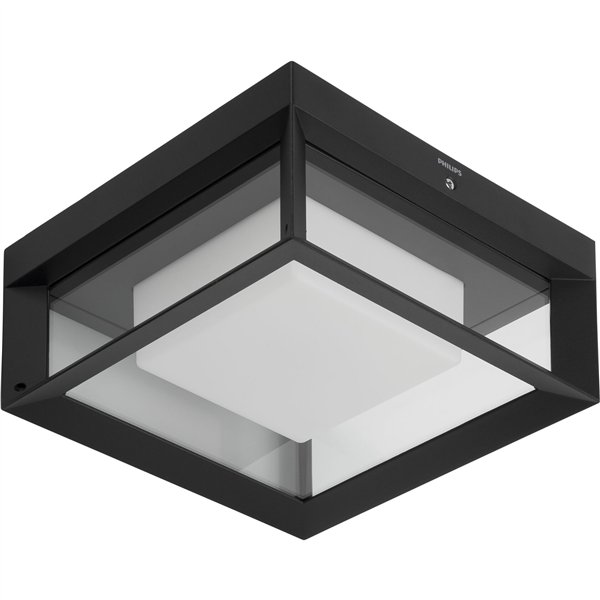 Philips Hue Econic LED lampada da parete quadrata nero