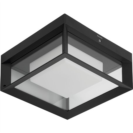 Philips Hue Econic LED lampada da parete quadrata nero