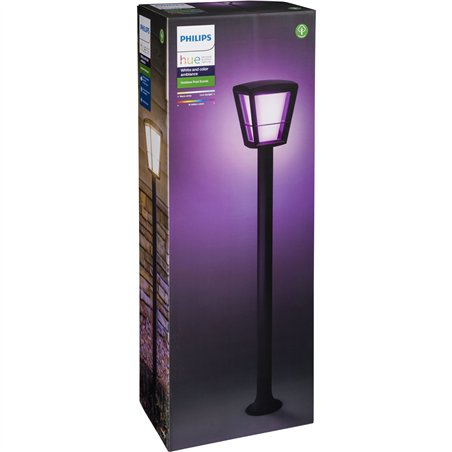Philips Hue Econic LED lampada da giardino nero