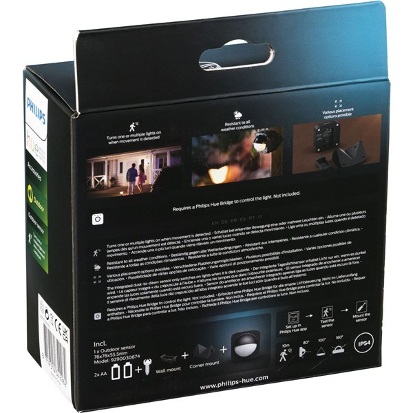 Philips Hue sensore di movimento Sensor Outdoor nero