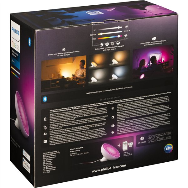 Philips Hue Bloom LED Lampada da tavolo bianco