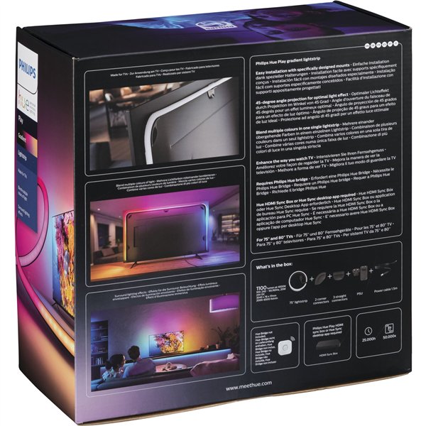 Philips Hue Play Gradient LED Lightstrip TV 75 pollici