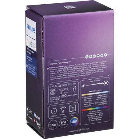 Philips Hue LightStrip Plus 1m estensione BT