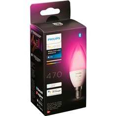 Philips Hue LED a candela E14 BT 5,3W 470lm bianco Color Ambiance