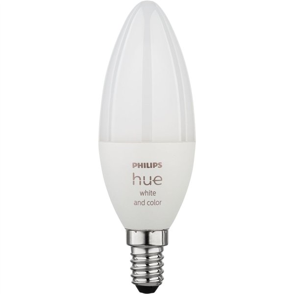 Philips Hue LED a candela E14 BT 5,3W 470lm bianco Color Ambiance