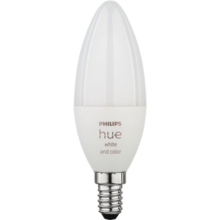 Philips Hue LED a candela E14 BT 5,3W 470lm bianco Color Ambiance